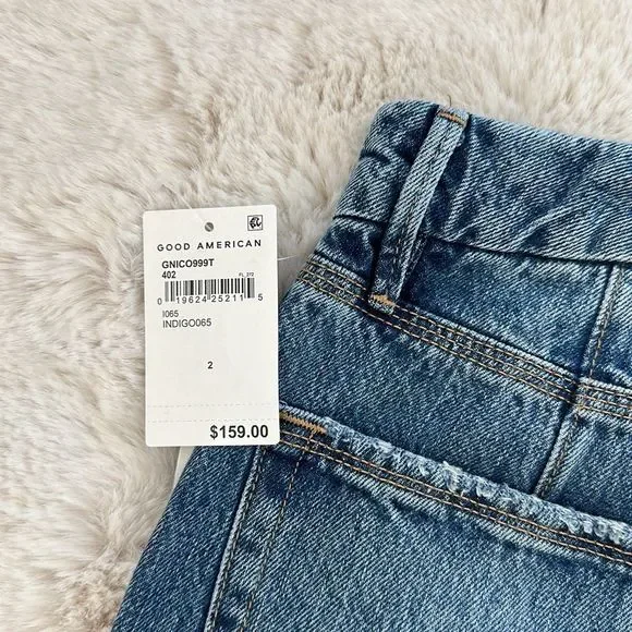 Good American Good 90’s Icon Jeans Indigo Size 2/26 - Picture 9 of 12